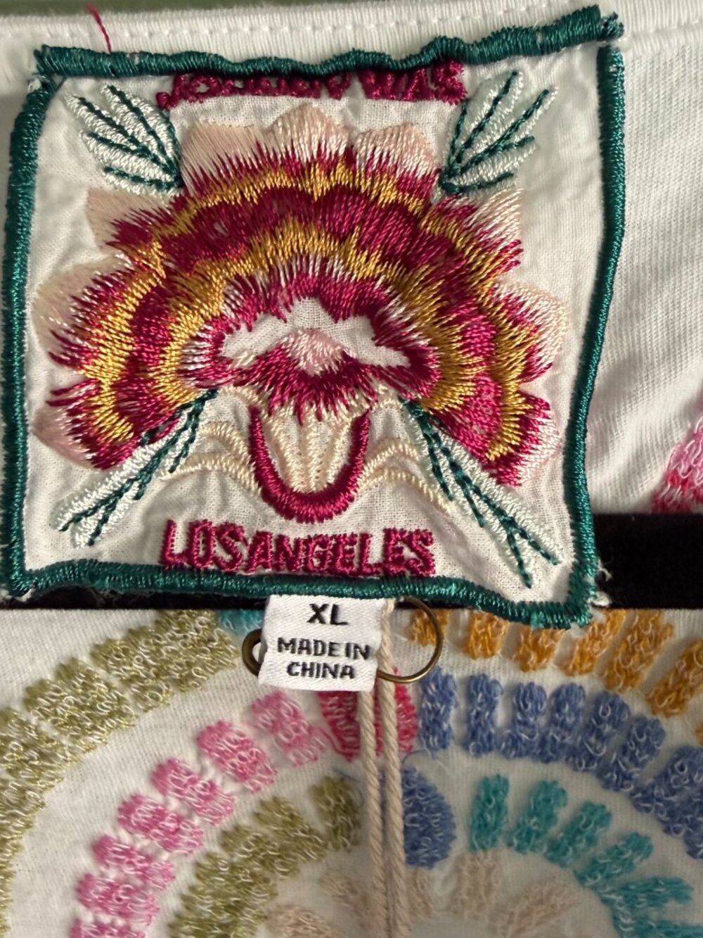 Johnny Was Loulia Embroidered Cotton Top - Picture 4 of 5